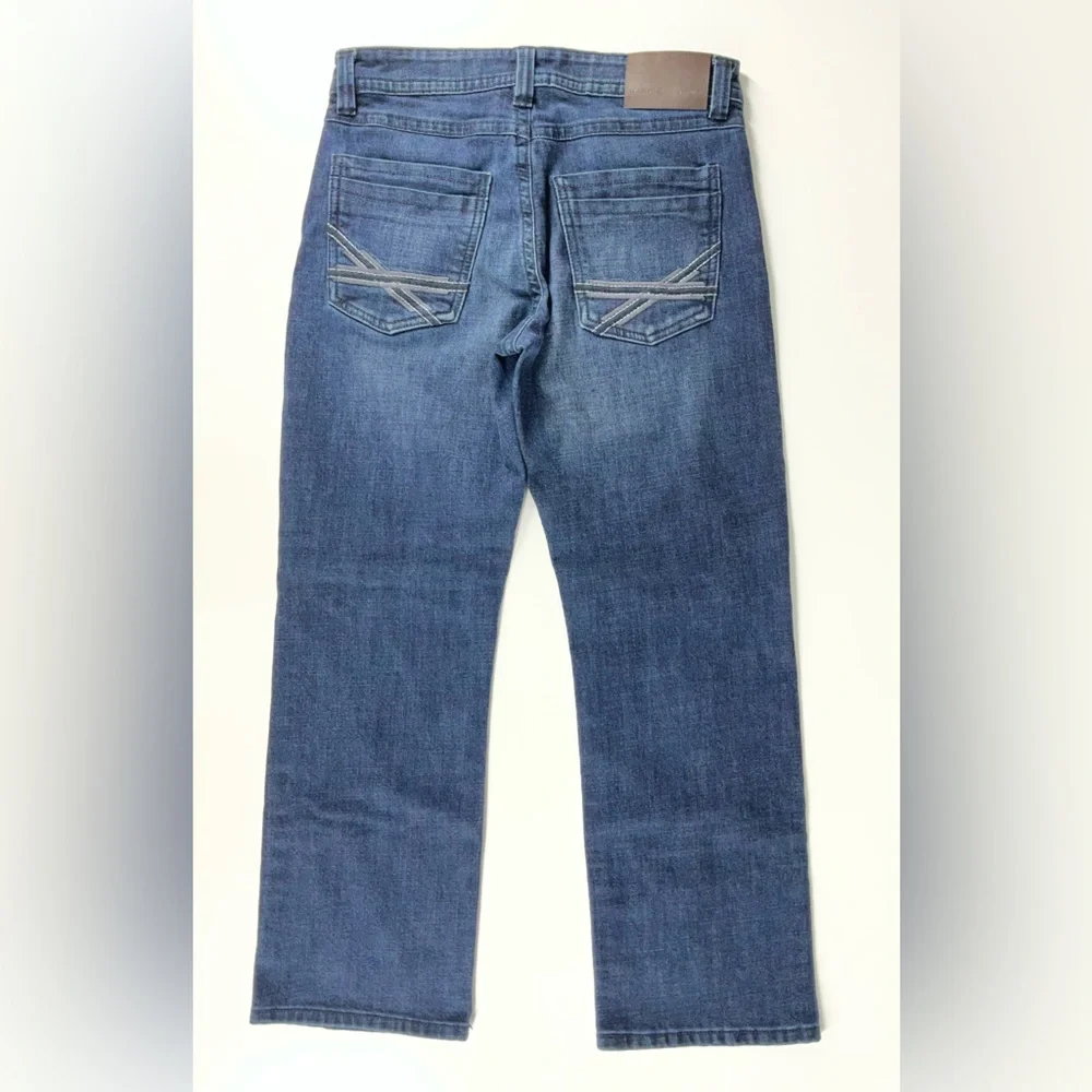 TK AXEL Men's Denim Slim Bootcut Jeans Size 32 X 30